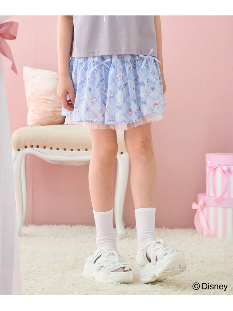 🆕【⭐訂購⭐】🇯🇵日本直送 #Marie 格紋 薄紗層疊下擺 雪紡 裙褲［2款選］🌀 [ELDA-0253][260528]