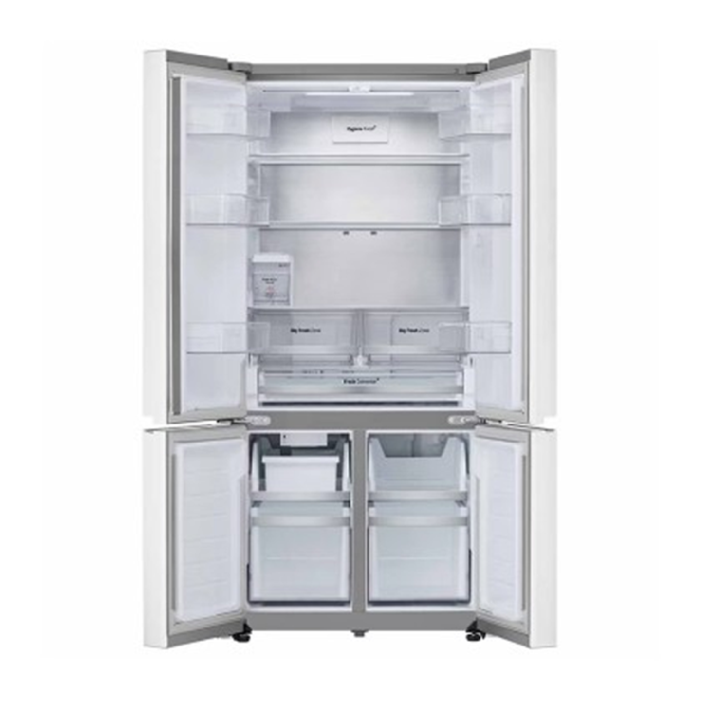 Sharp 750L Avance Glass Door 4-Door Refrigerator (SJF921VGW)
