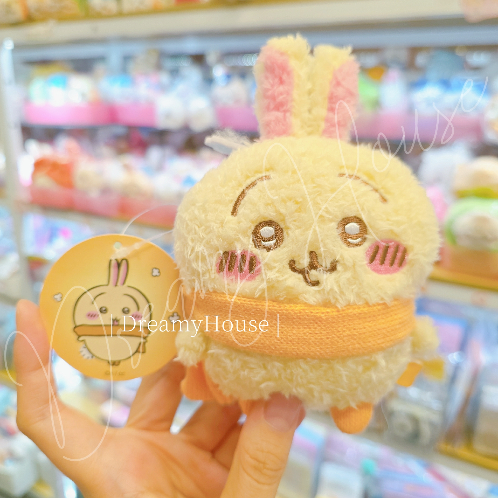 日本 Chiikawa 冬日頸巾款 公仔吊飾