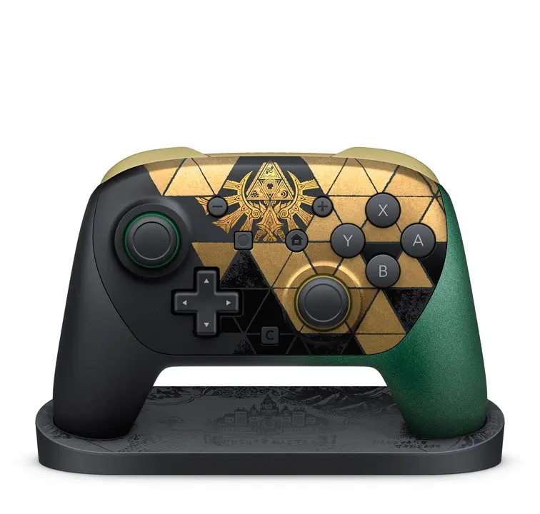 【預售 29/10】【香港行貨】Nintendo Switch 2 Pro 控制器 薩爾達傳說 40週年紀念版 (附展示台) / Pro Controller [The Legend of Zelda 40th Anniversary Edition] with Display Stand PO1112