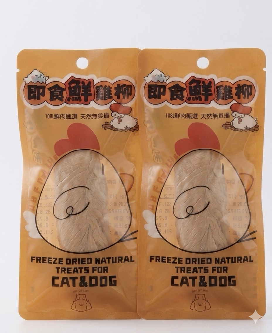 ⭐️1000積分⭐️ 貓咪即食雞柳 （2包）