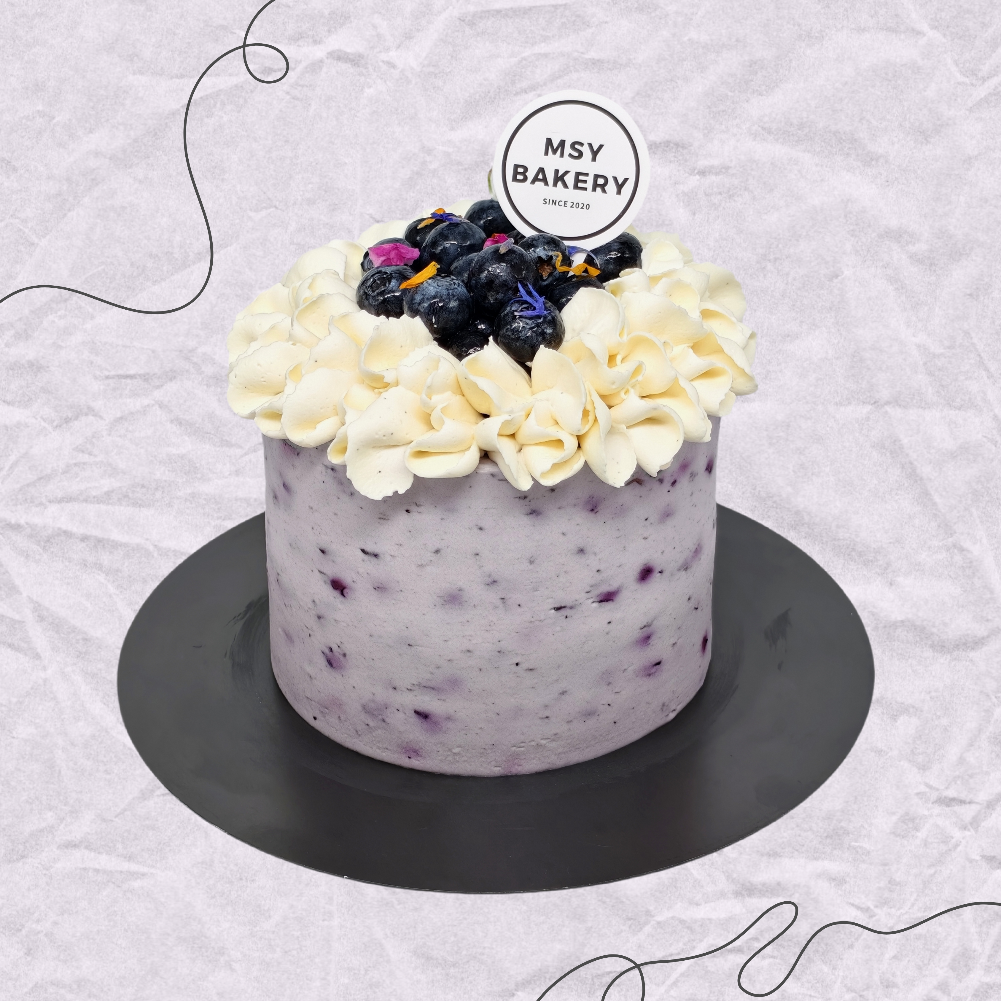 薰衣草藍莓蛋糕(4寸)