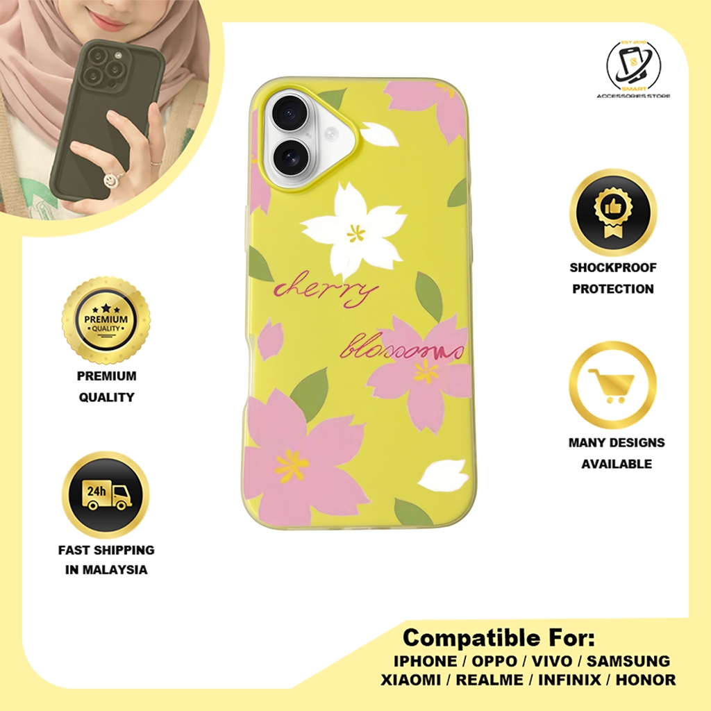 JELLY CASE PHONE FOR IPHONE - DESIGN FLOWER I