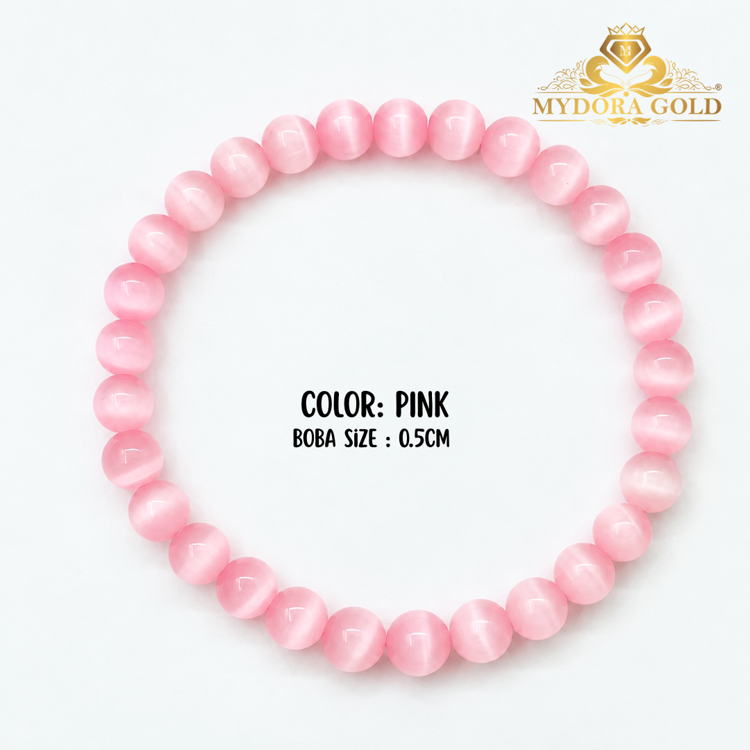 MYDORA Boba Cat Eye Bracelet