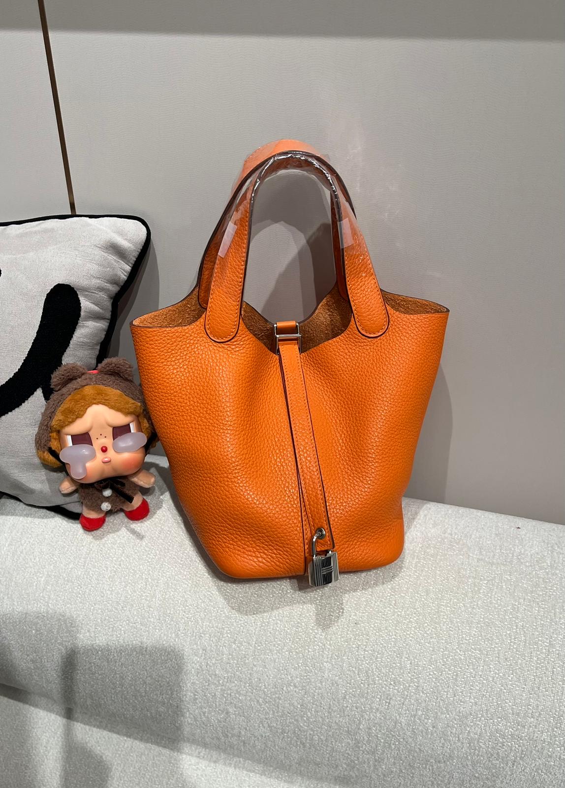 Hermes Picotin 18,STAMP 口O 100%Authentic,95%new ✅key lockpad✅dust bag 