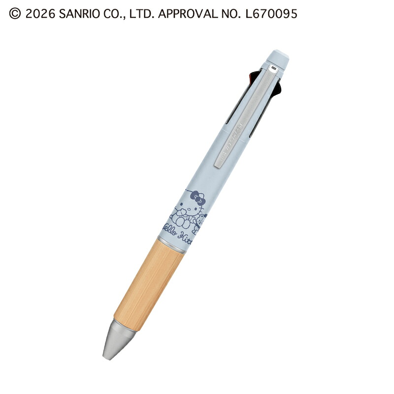 現貨｜Sanrio Hello Kitty 日本製 uni Jetstream 4&1 Bamboo 多功能 5用筆 0.5mm 4色原子筆 + 0.5mm 鉛芯筆 (308046)