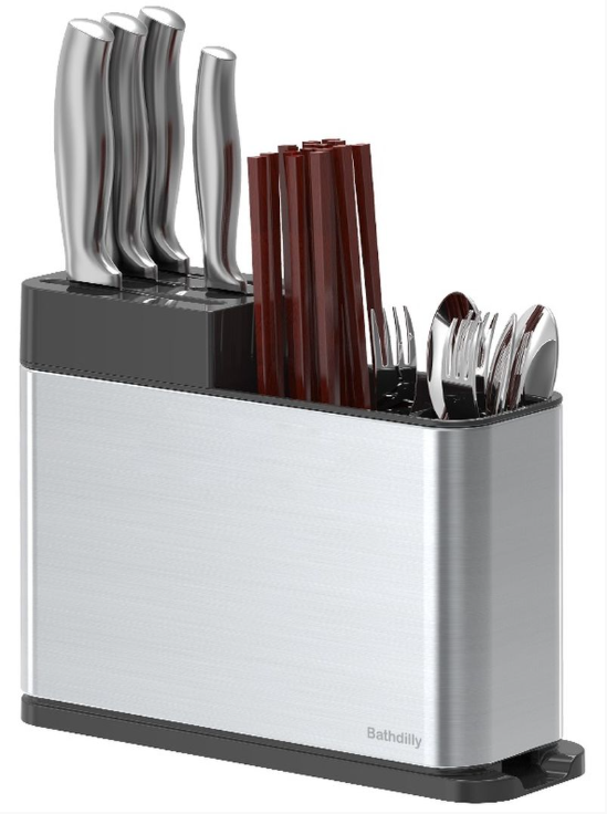 BA1902001/不鏽鋼餐具及刀架BATHDILLY