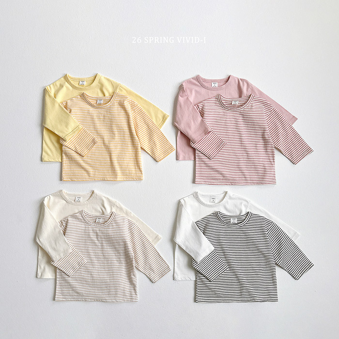 🇰🇷vivid_I tee set (2件）