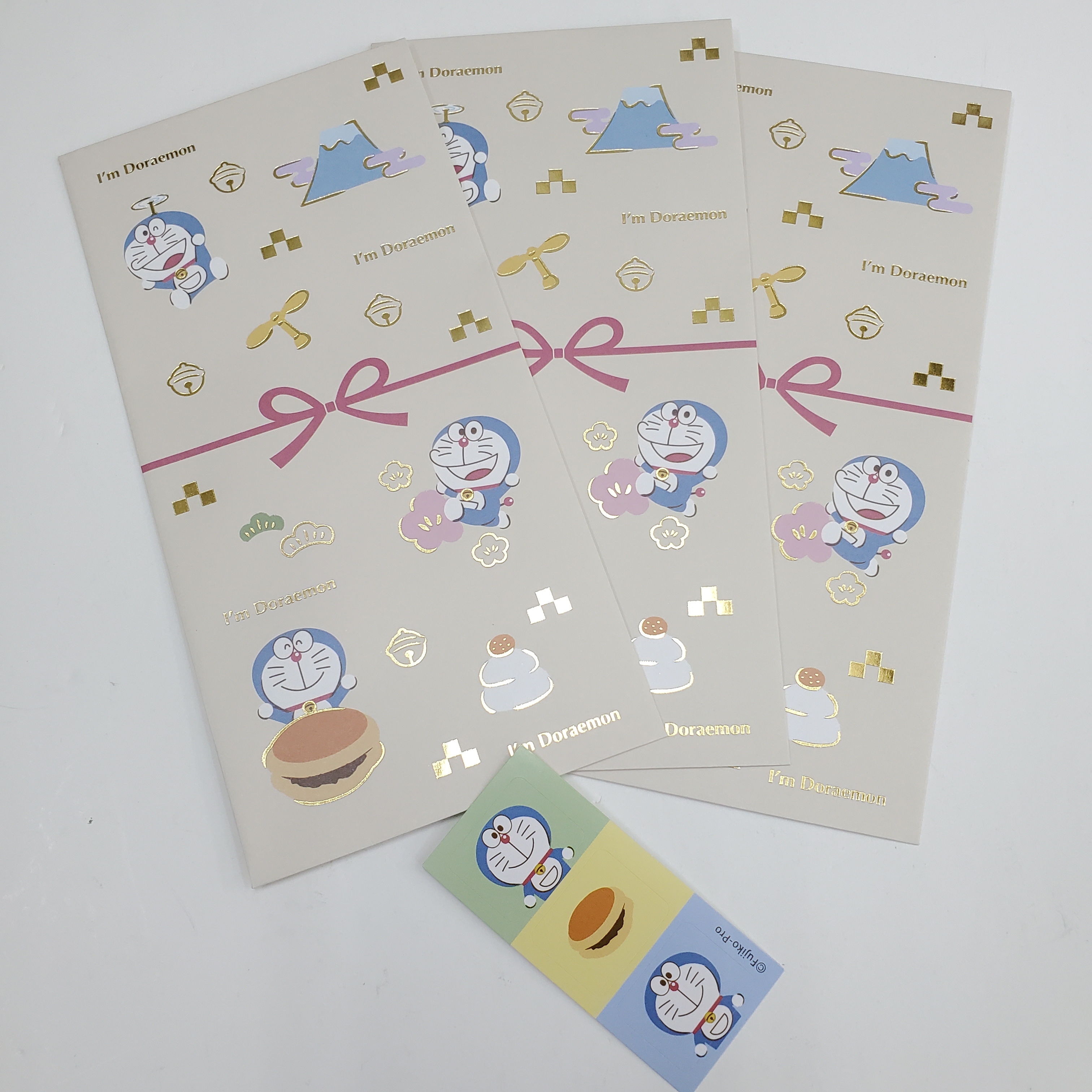 [現貨] [日本製] DORAEMON ｜ 長型利是封 3枚入 {TF2310262}