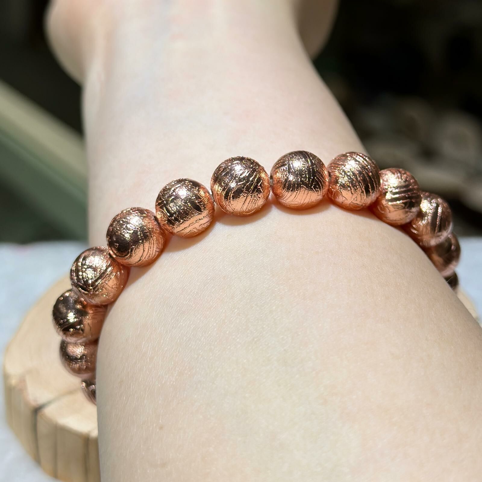 瑞典天鐵手串 (玫瑰金) 10 mm +/-