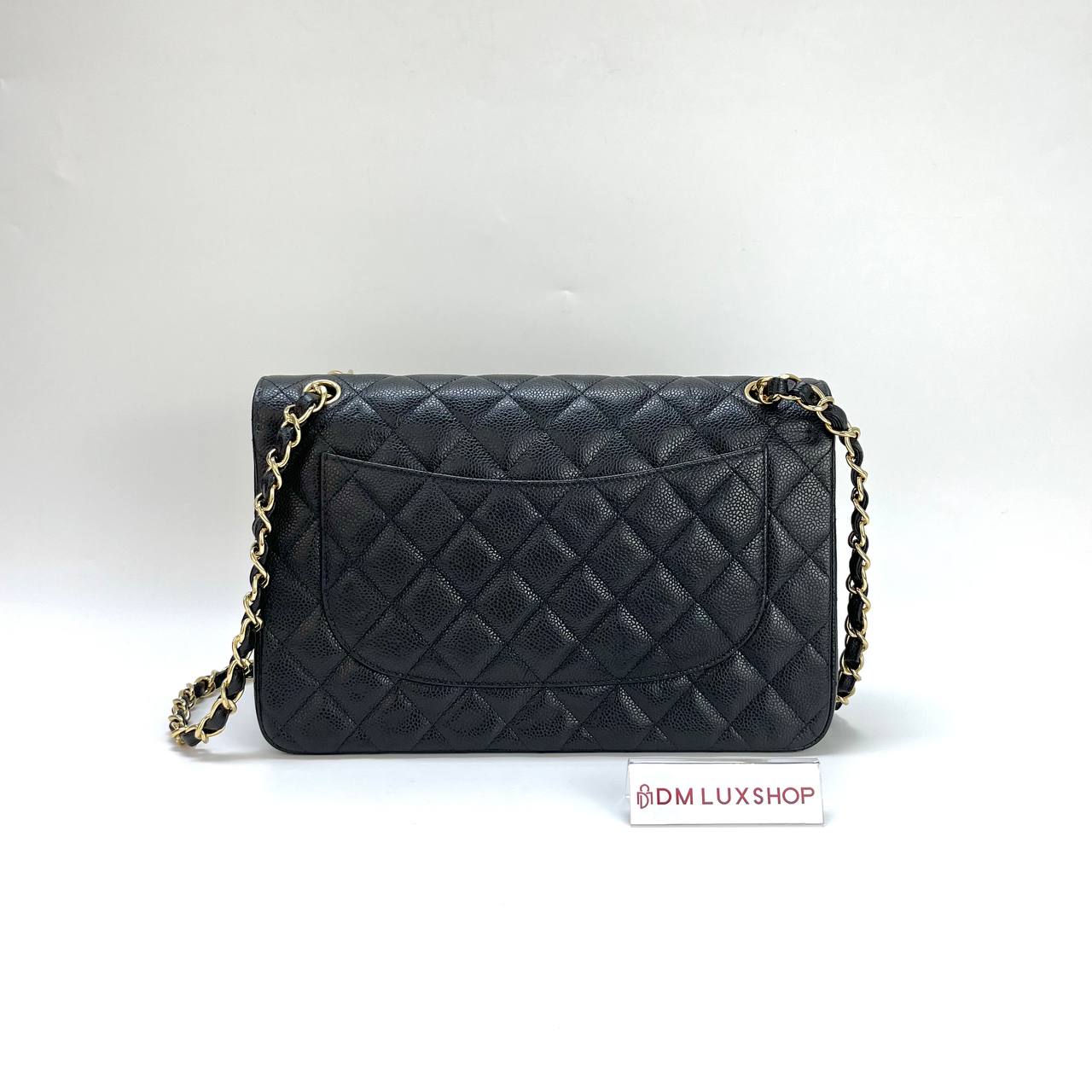 Chanel Black Caviar CF Jumbo GHW (Serial 20, Y: 2015)