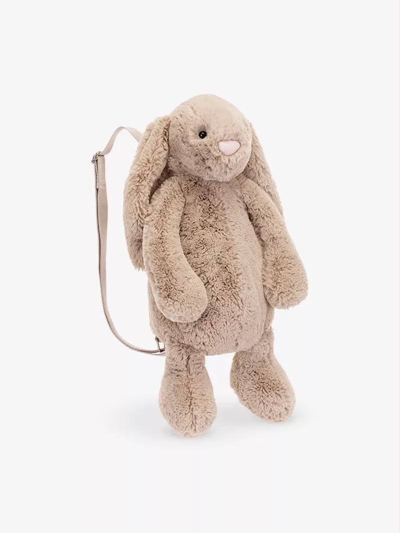 Jellycat Bashful Beige Bunny Backpack 32cm 卡其色兔兔背包