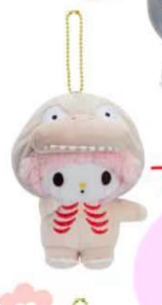 ［8月頭到貨］SANRIO x GODZILLA  聯名哥斯拉公仔掛飾