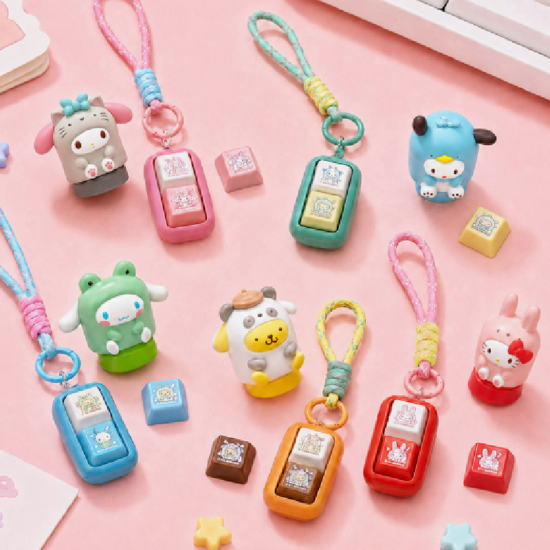 【預訂】韓國直送 Sanrio 公仔鍵帽鑰匙圈 