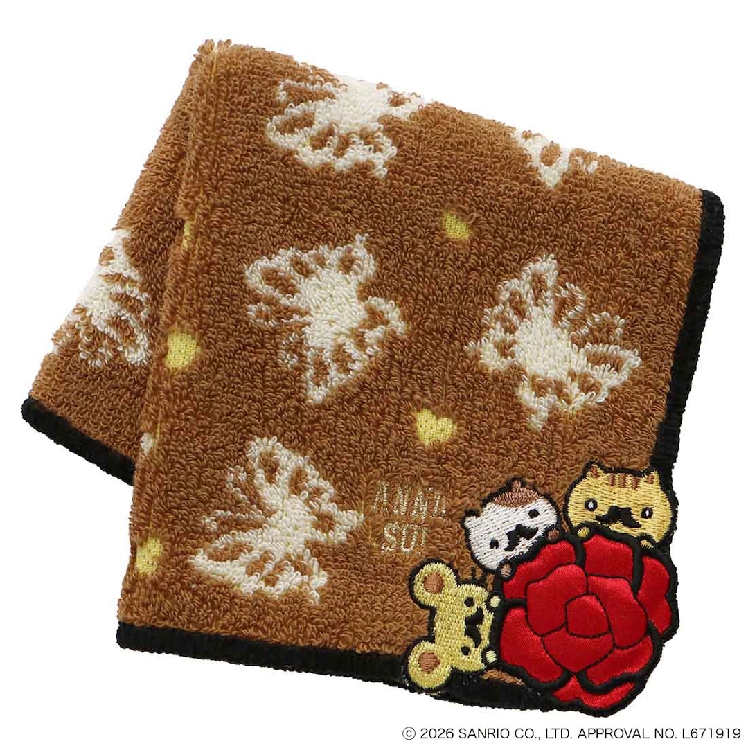 🎀【預訂】Anna Sui x Pompompurin 蝴蝶圖案毛巾 T