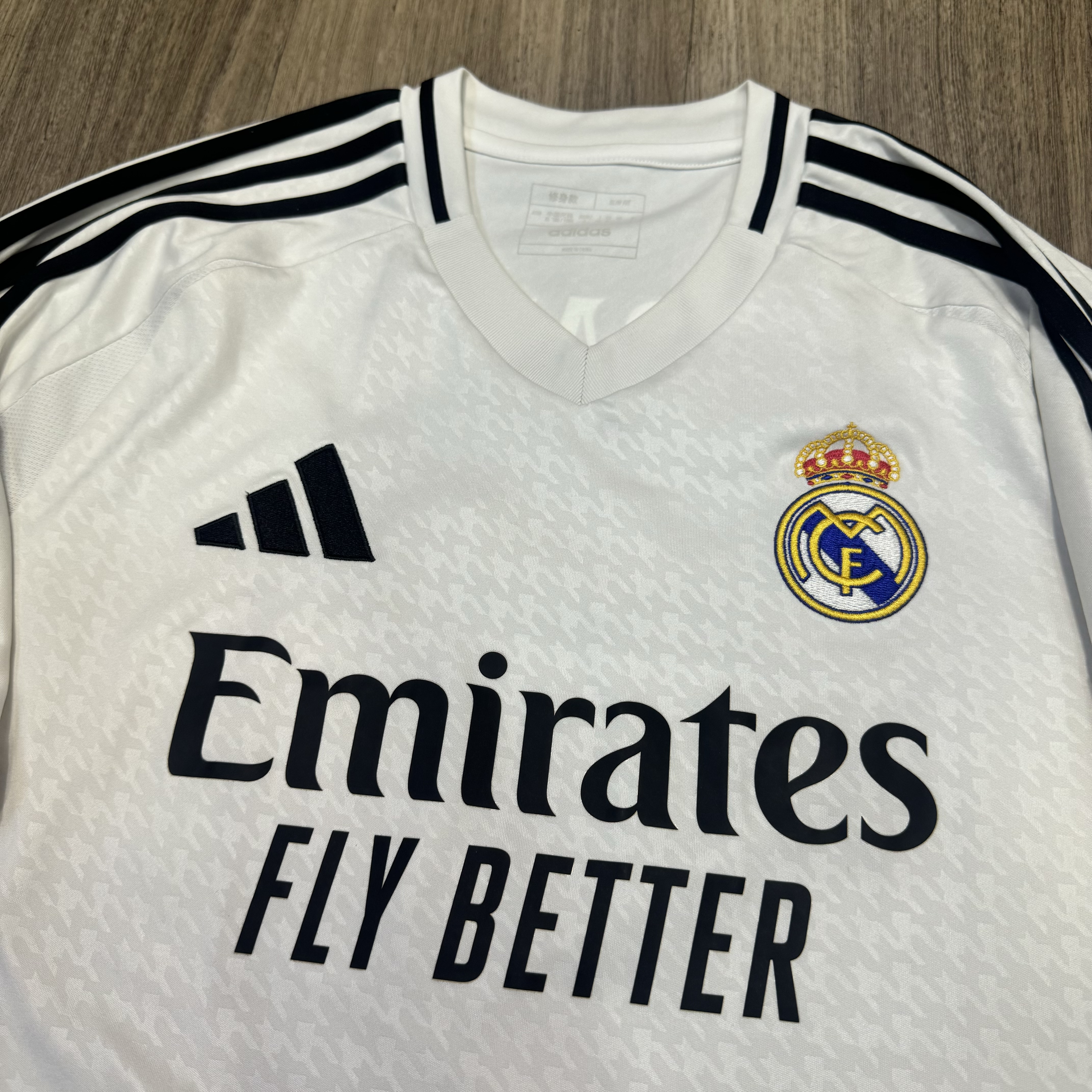 Real Madrid 24/25 C/L home shirt #9 Mbappe