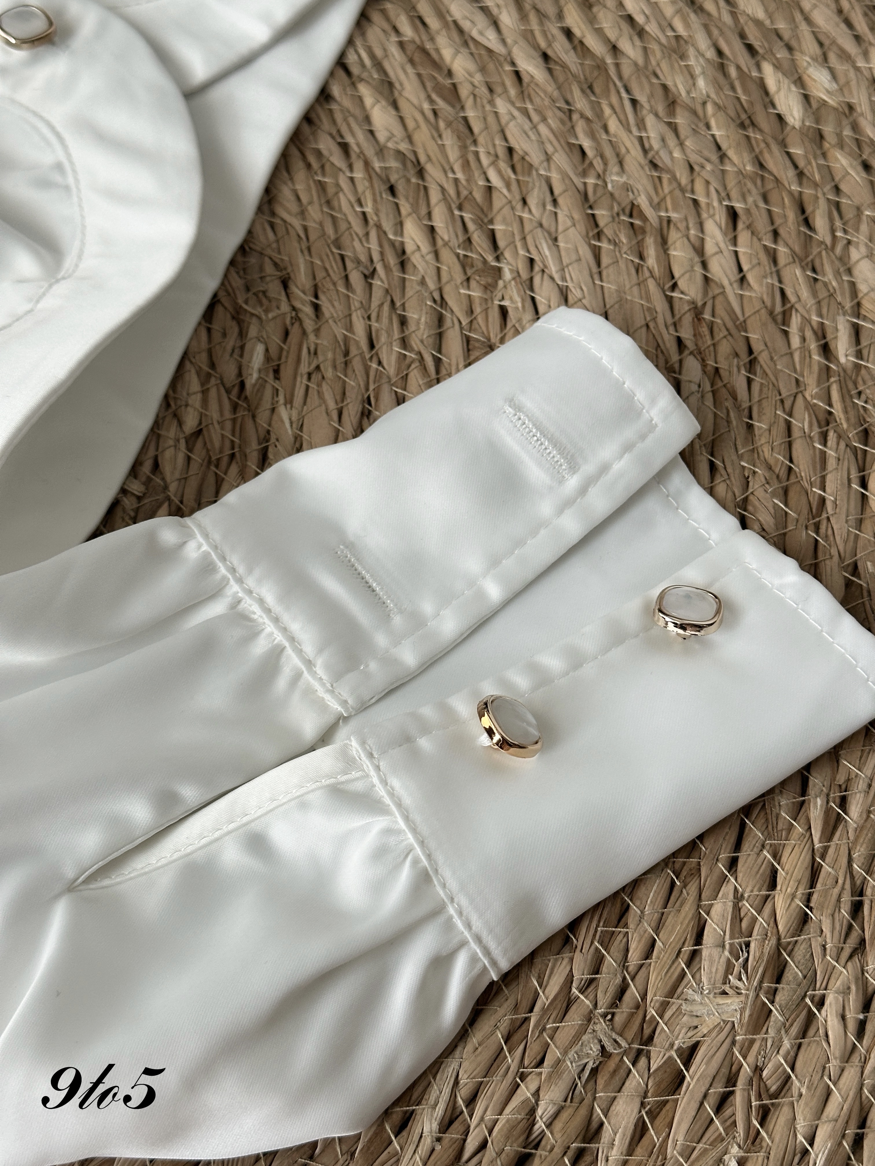 T4107 Satin Ruched Shirt - 3 Colors 