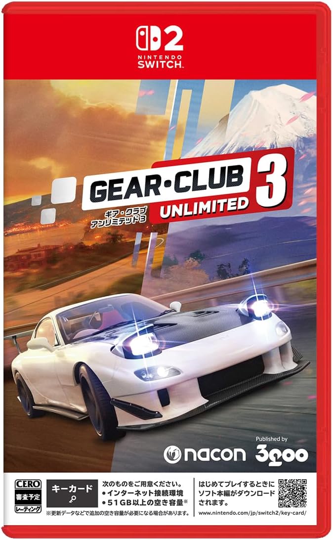 NS2 極速俱樂部無限 3 Gear.Club Unlimited 3