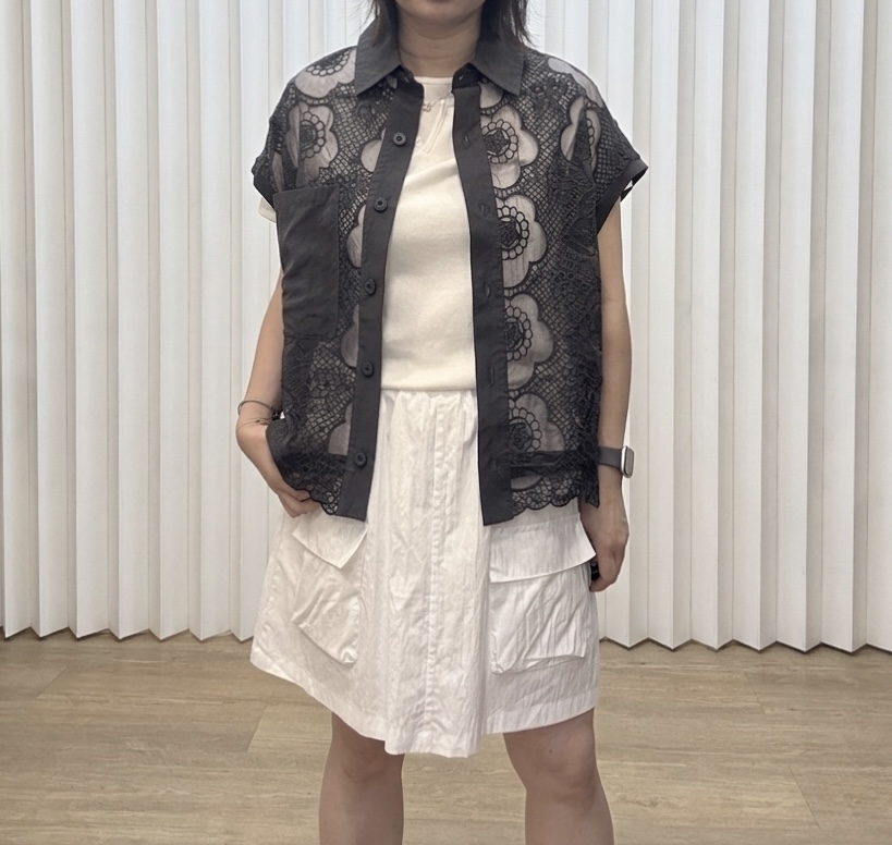 蕾絲勾花外套 M675 842930289
