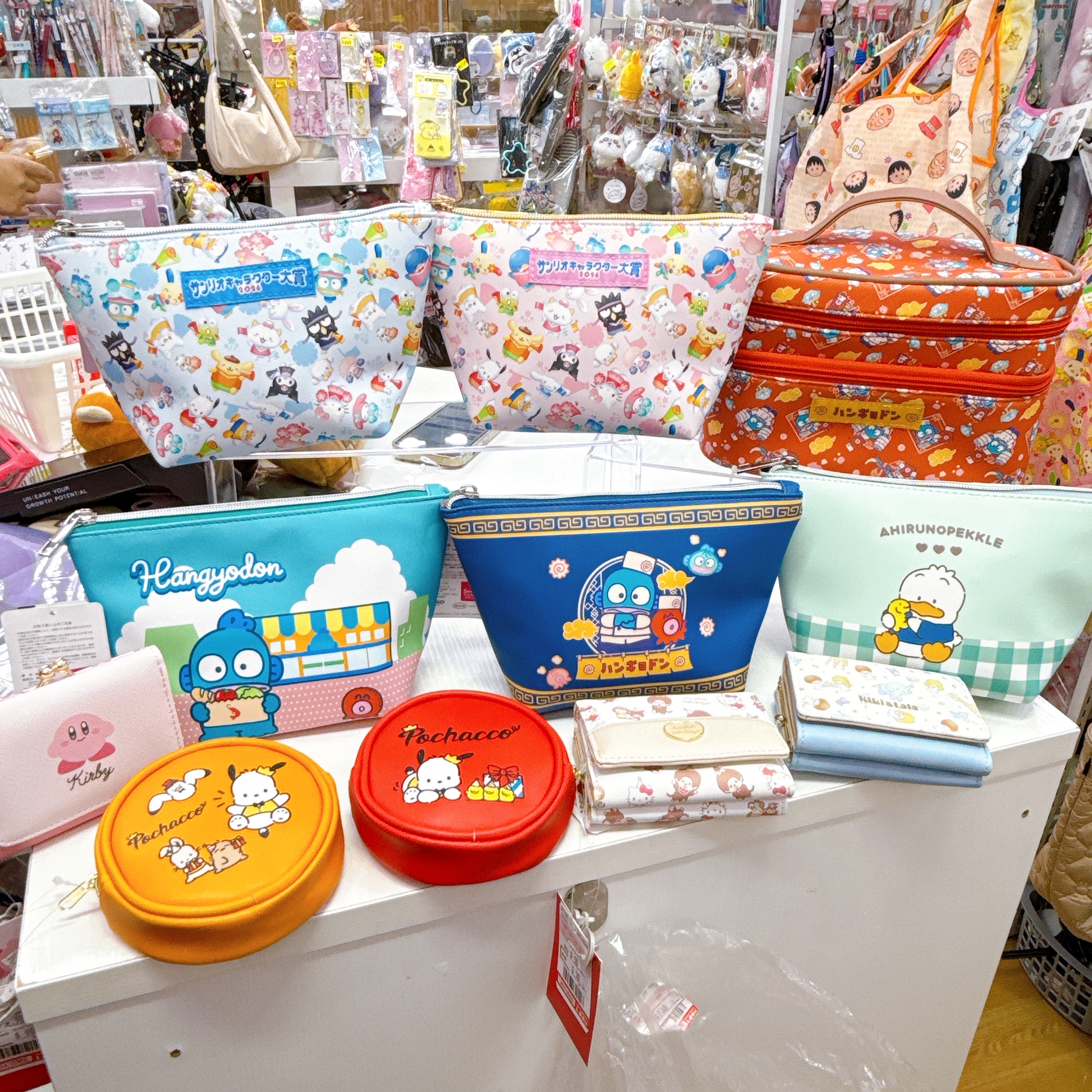 日本直送本店獨家發售Sanrio水怪 pc  星之卡比化妝袋 銀包