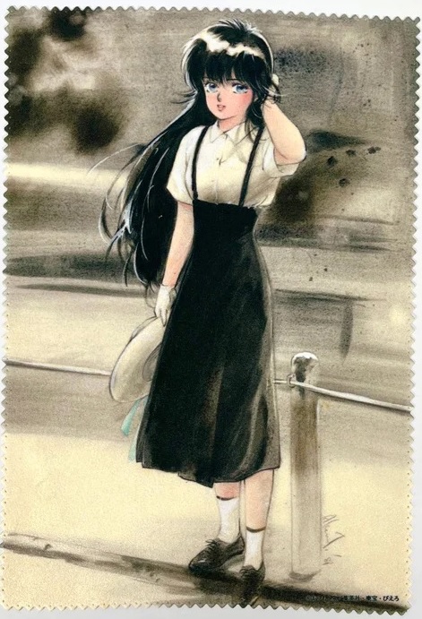 (會場限定) 橙路40周年紀念展 < 鮎川圓 - Black > 眼鏡清潔布