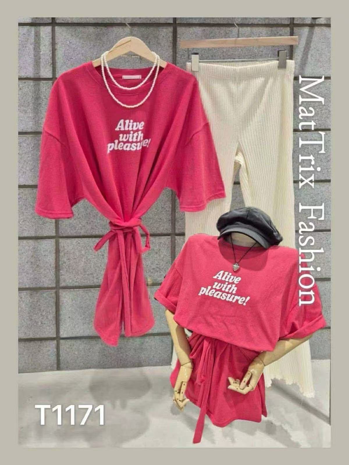 T1171綁帶長 Tee 原價 $220