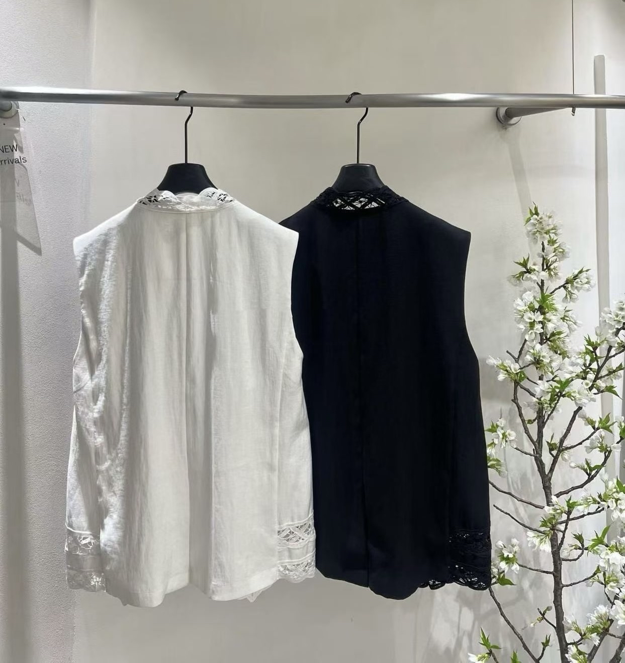 Cotton x 通花背心外套