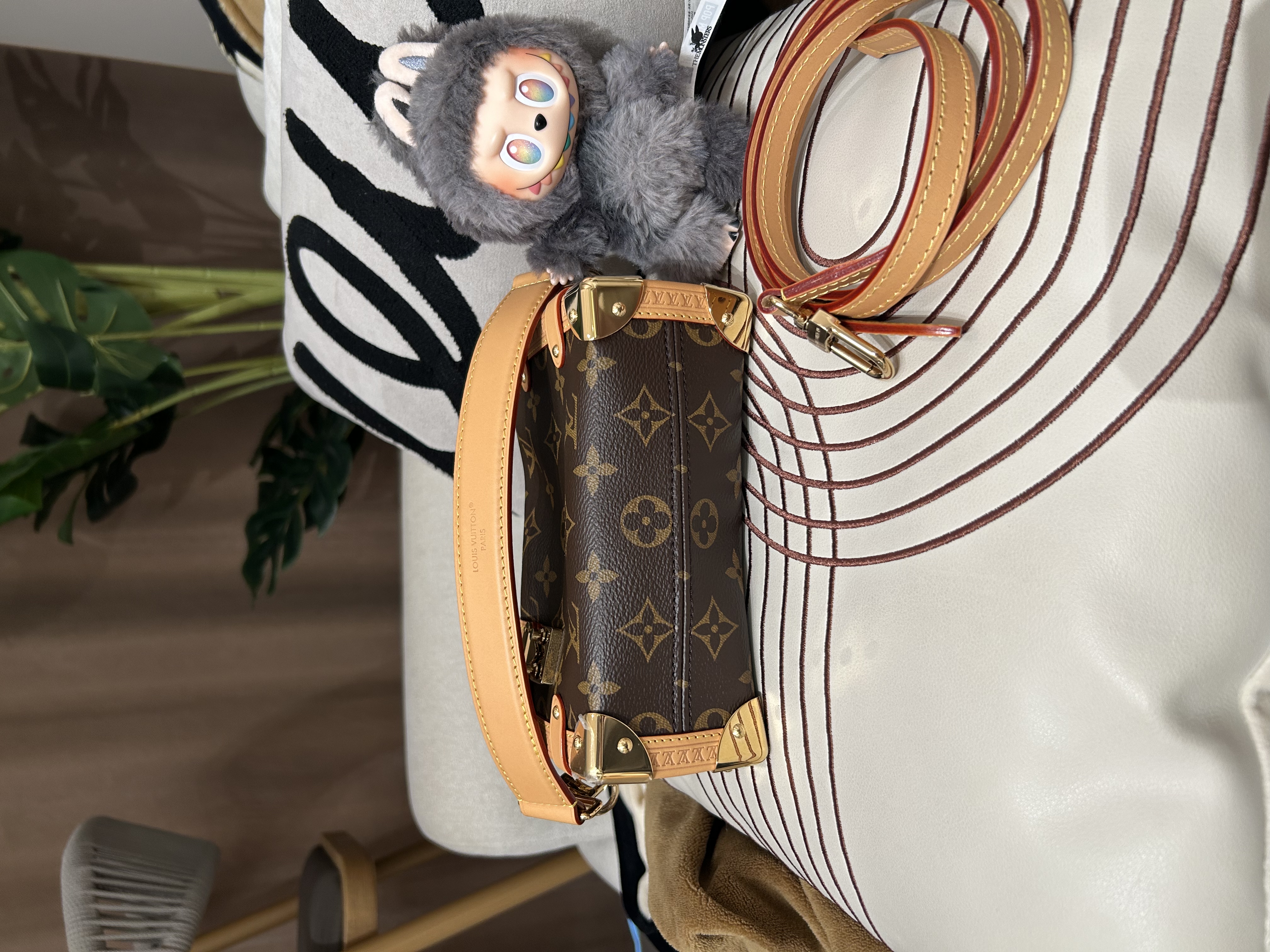 Lv Side Trunk PM M46815 100%Authentic ,98%new ✅Strap ✅dust bag ✅box 