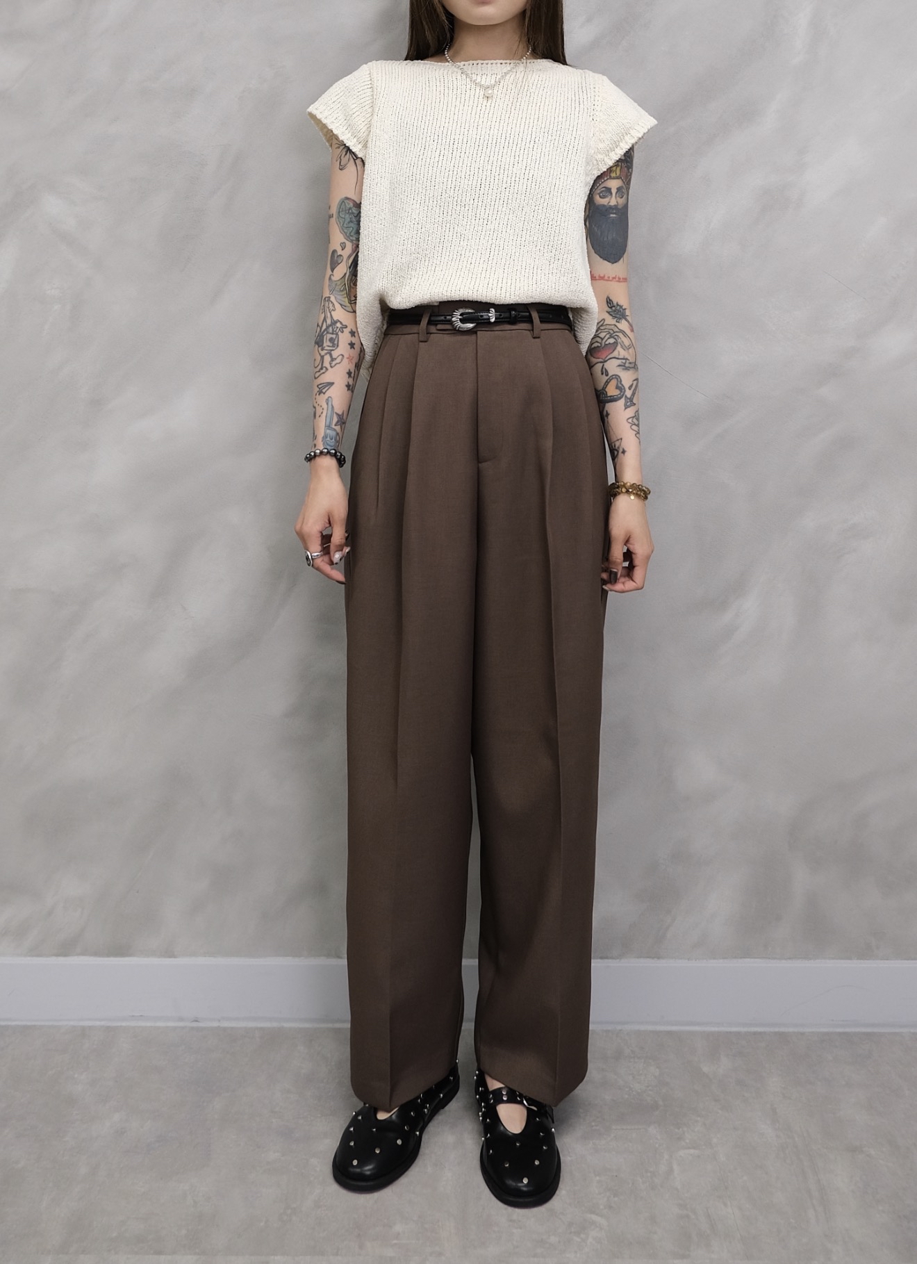 (推薦款)High quality cotton knit #top127