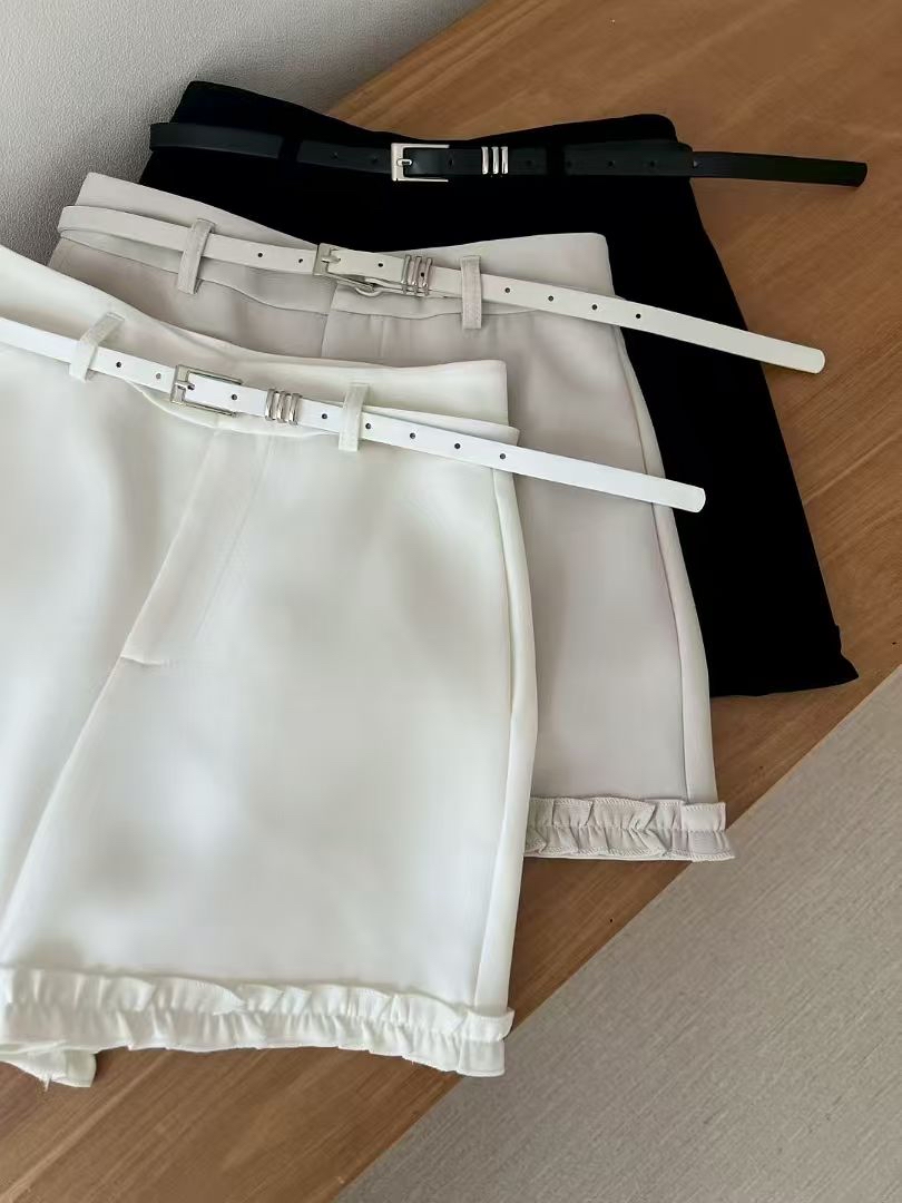 簡約百搭高腰西褲（連Belt)