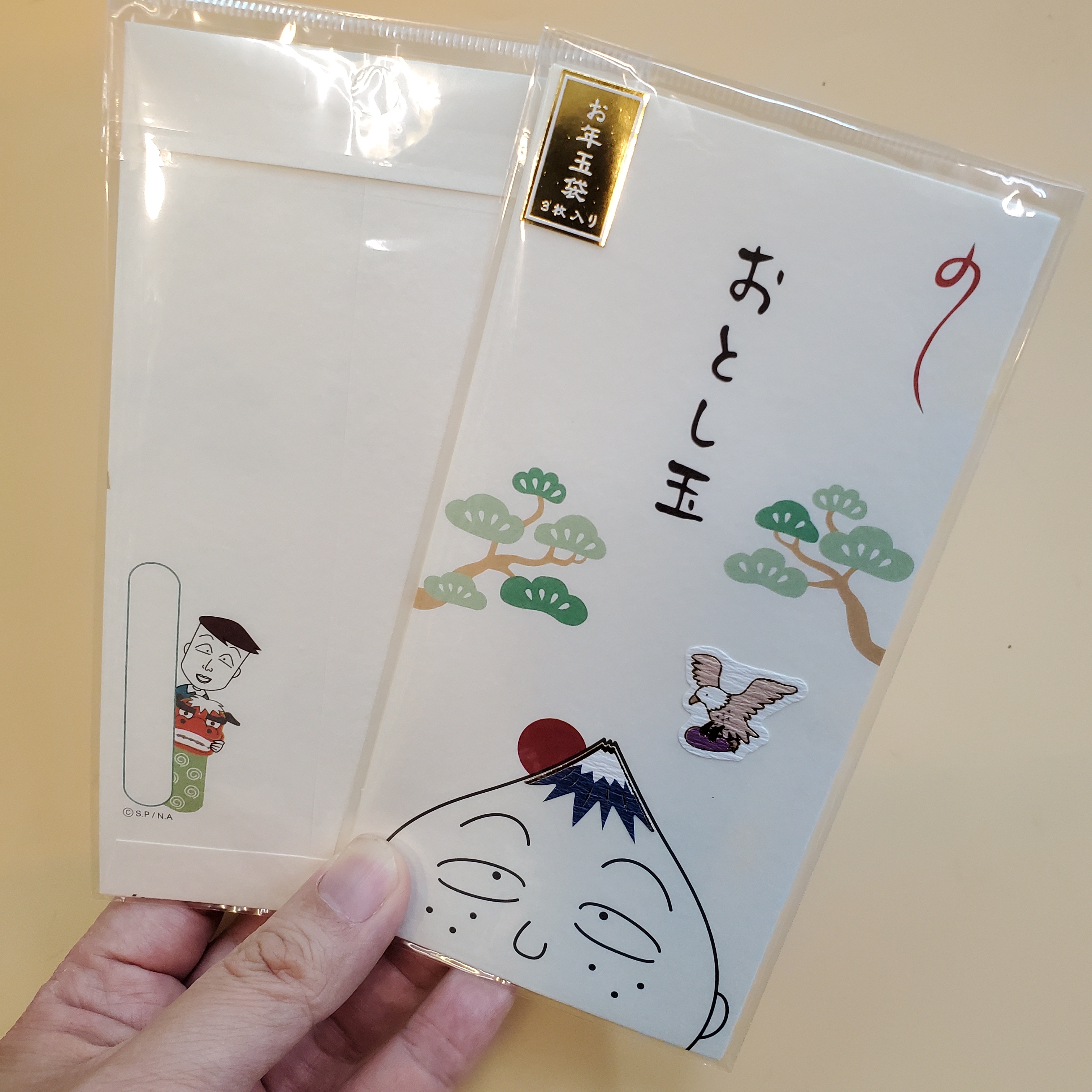 [現貨] [日本製] 小丸子 長型利是封 3枚入 {TF687348}