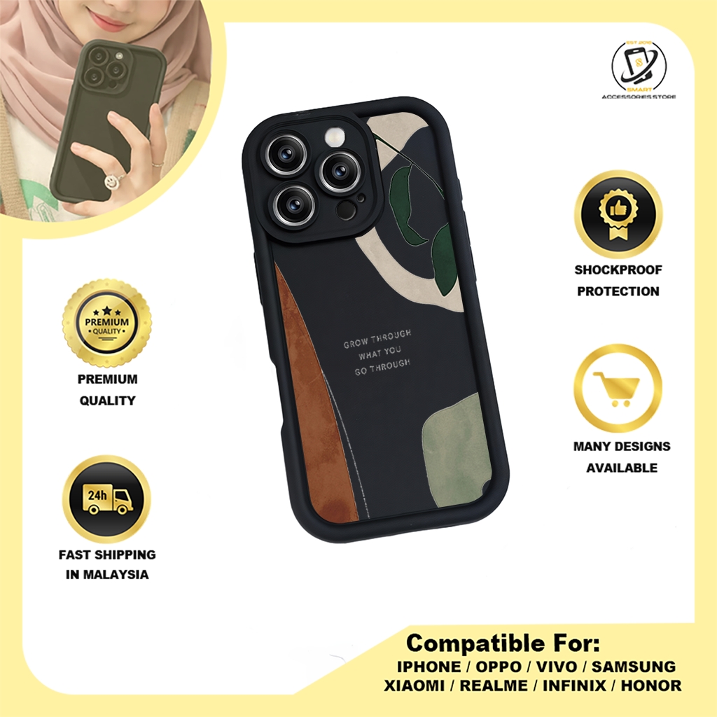 TPU DESIGN CASE PHONE FOR INFINIX - DESIGN FLOWER D