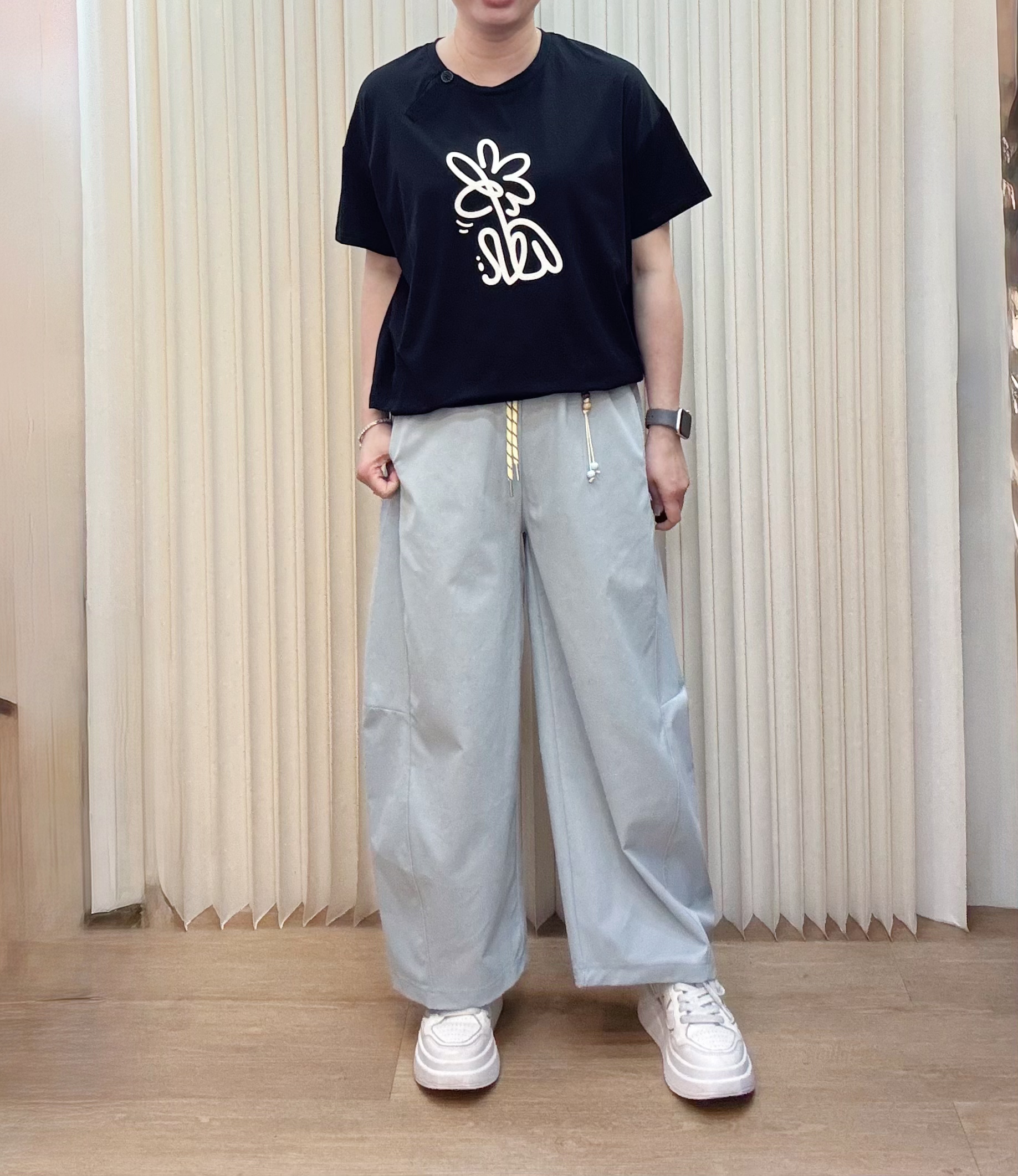 塗鴉花朵衫 M588 842757259