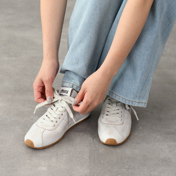 限時優惠✨訂貨📮MIUMIU 造舊款PLUME sneaker    Size 36-39/40