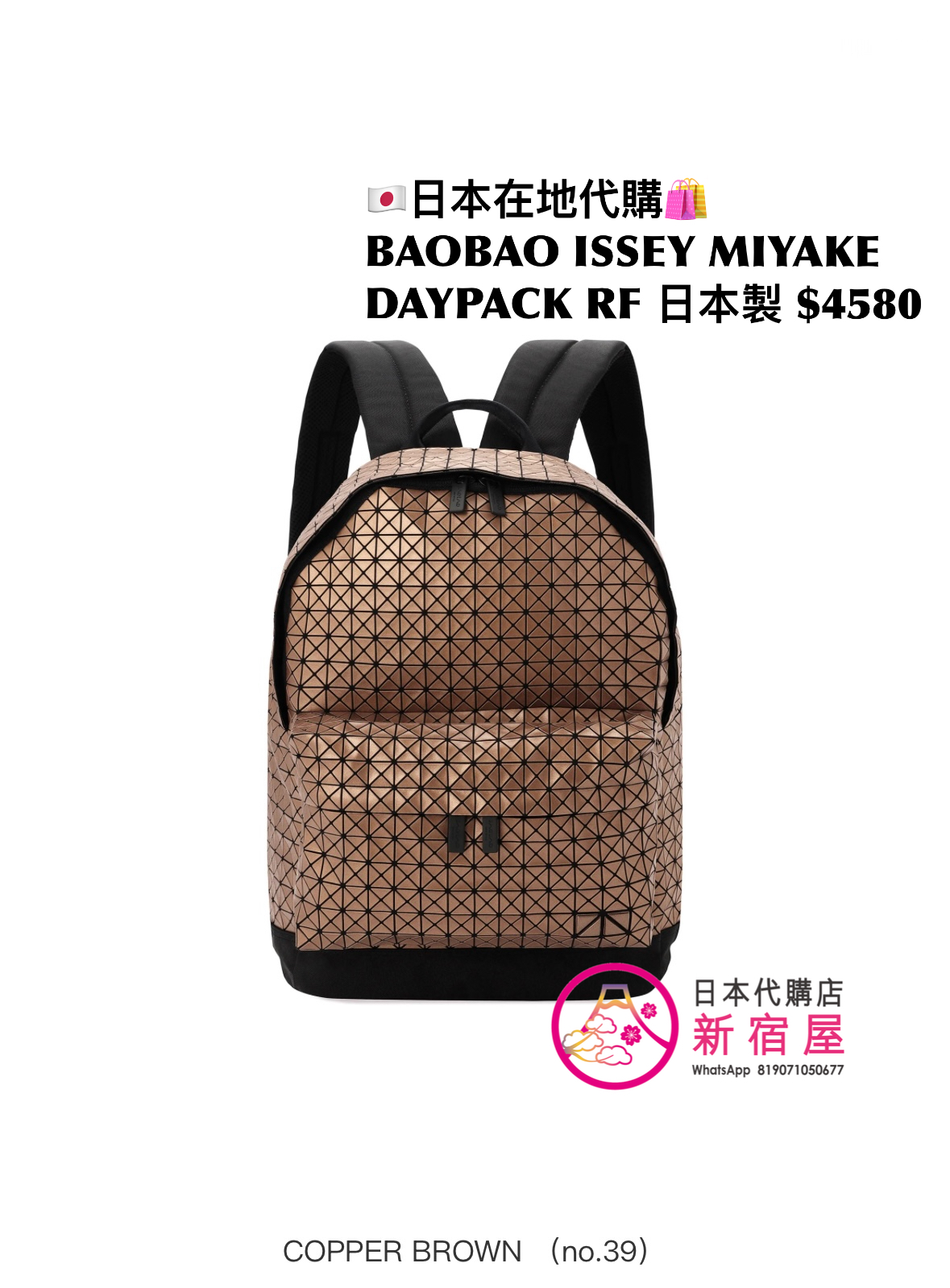 BAOBAO ISSEY MIYAKE DAYPACK REFLECTOR 