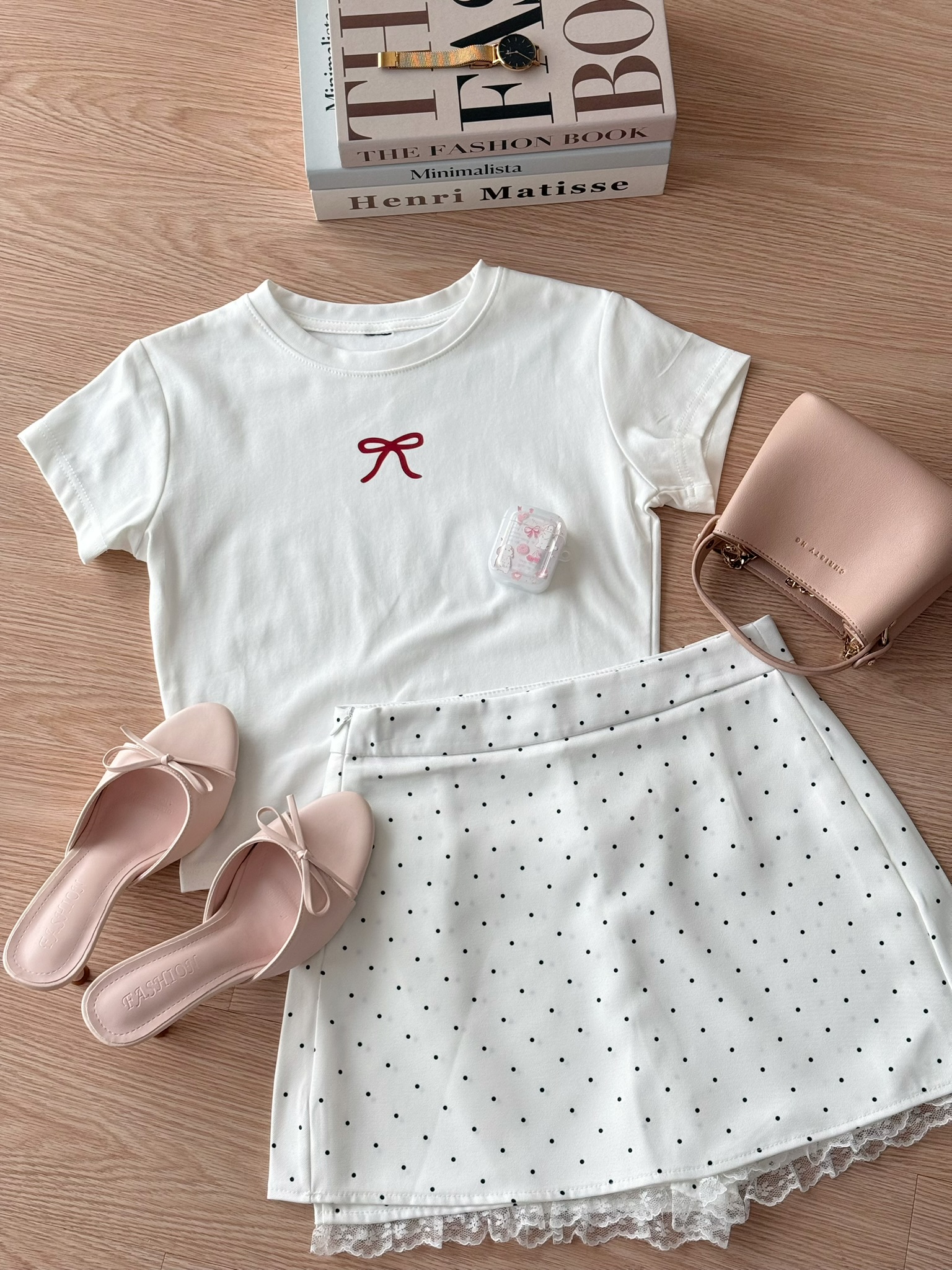 Evie Pokal Skirt | White
