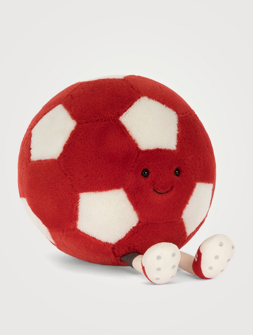 [加拿大限定] Jellycat Amuseables Football Canada - 2026 世界盃足球、正版直送/收藏首選