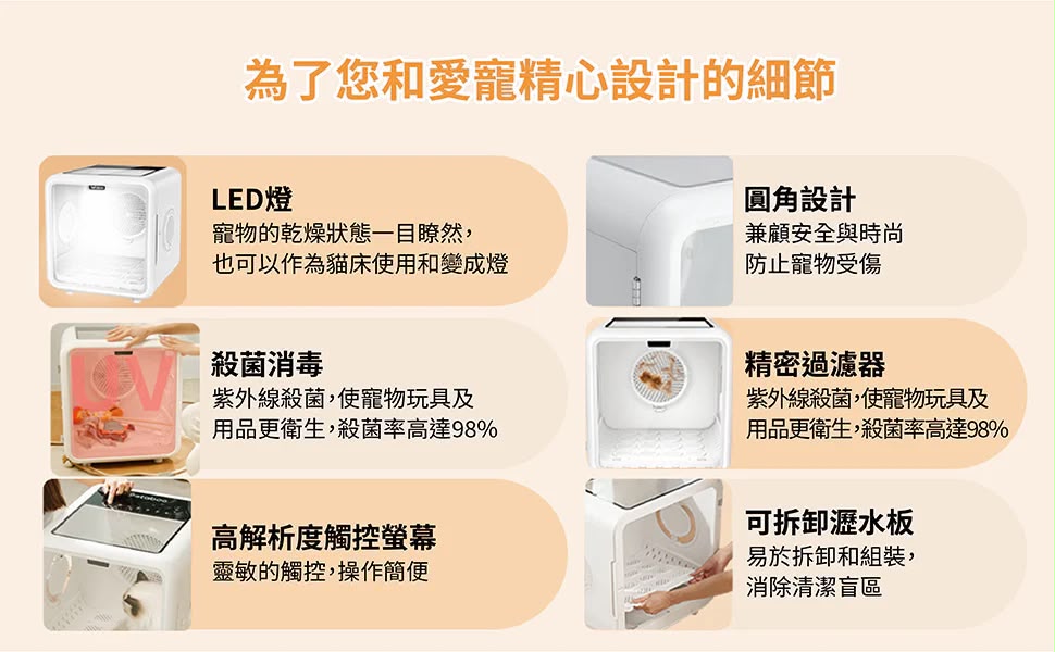 Petaboo 智能寵物烘乾箱