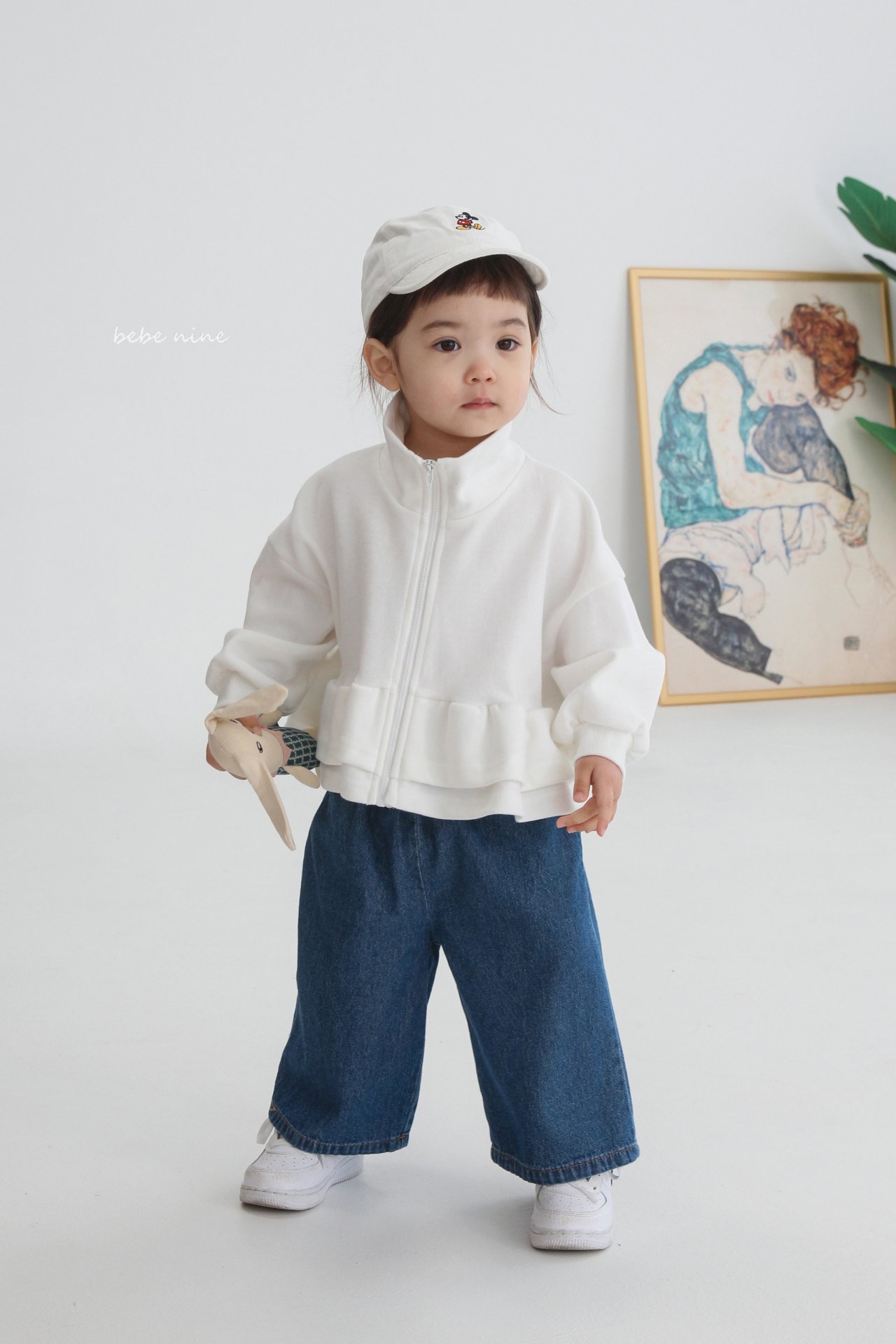 🌸預訂 韓國直送🌸🇰🇷Bebenine兩色日常寬鬆直腳牛仔褲