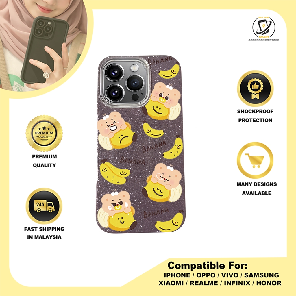 BLING CASE PHONE FOR IPHONE - DESIGN BANANA A