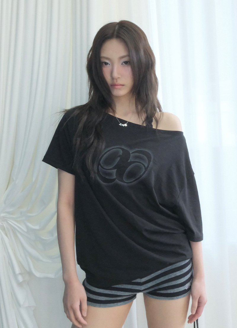 品牌代購 - ason) KIKI BOXY SHIRRING TEE