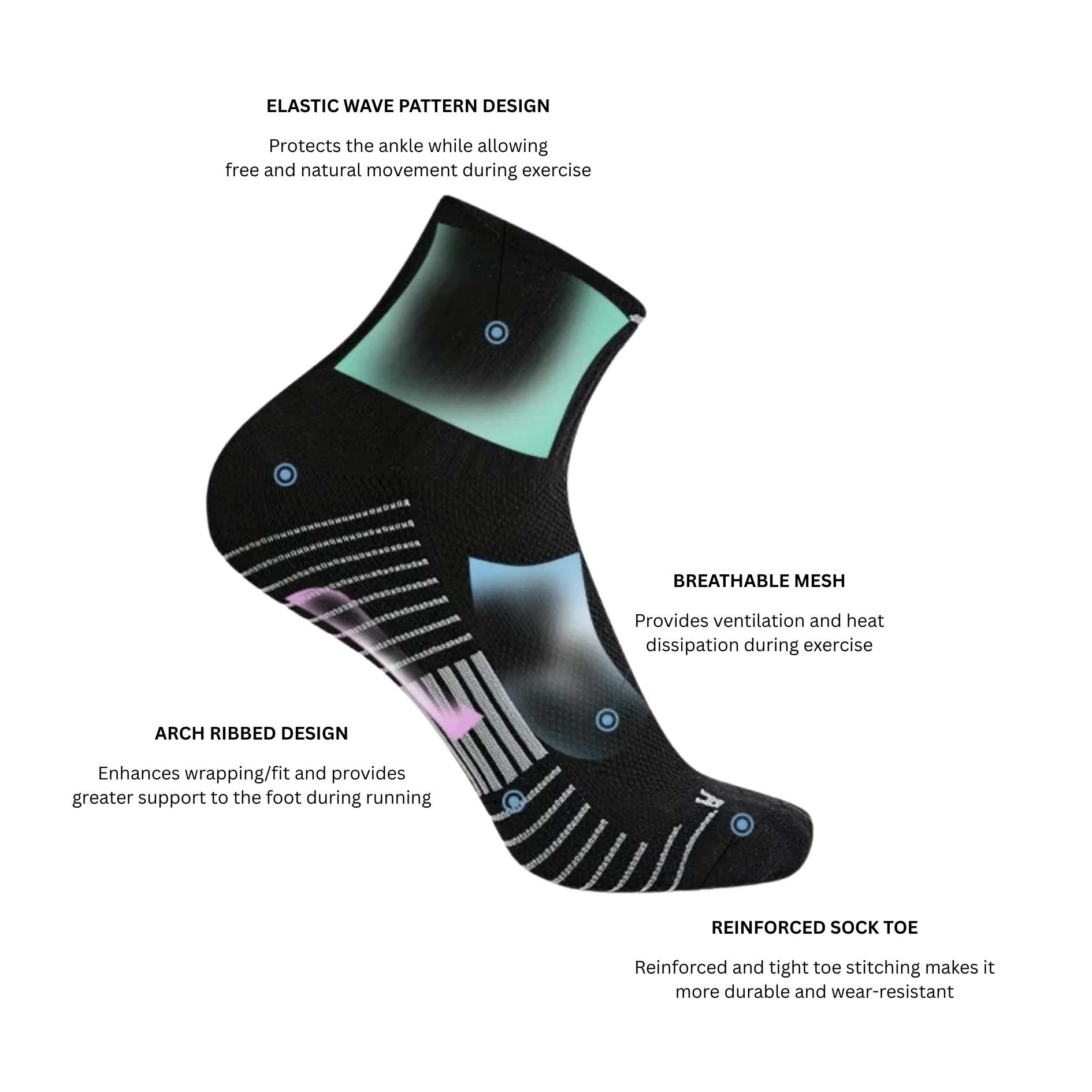 Adult Mid-Calf Socks