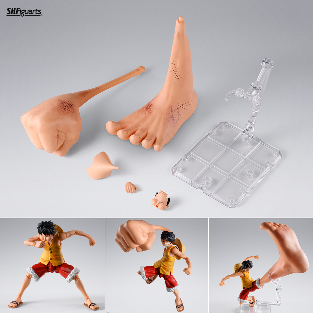 (預訂訂金 $100) (總價 $254) Bandai S.H.Figuarts 海賊王 蒙奇.D.路飛 -馬林福特頂上決戰- 三檔配件套組 (行版) SHF One Piece Monkey D. Luffy Gear 3 Option Parts Set 