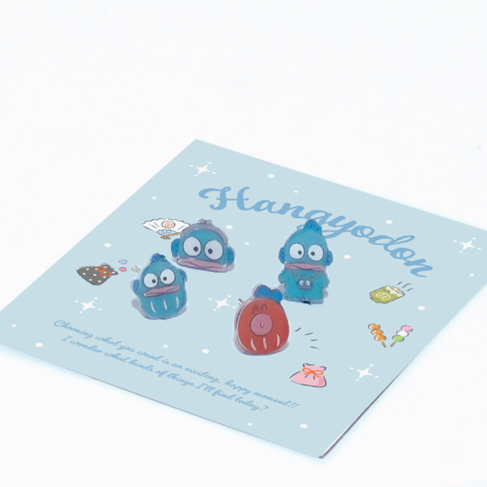 📦訂購 台灣限定 三麗鷗SanrioＸSTORY 故事銀飾 Hangyodon 星球系列 水怪 耳環