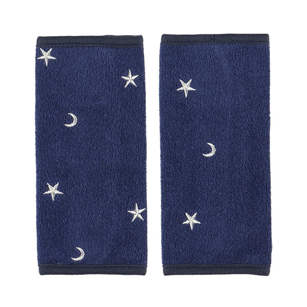 🇯🇵預訂 日本直送🇯🇵海軍藍星月刺繡毛巾料孭帶咬巾肩巾