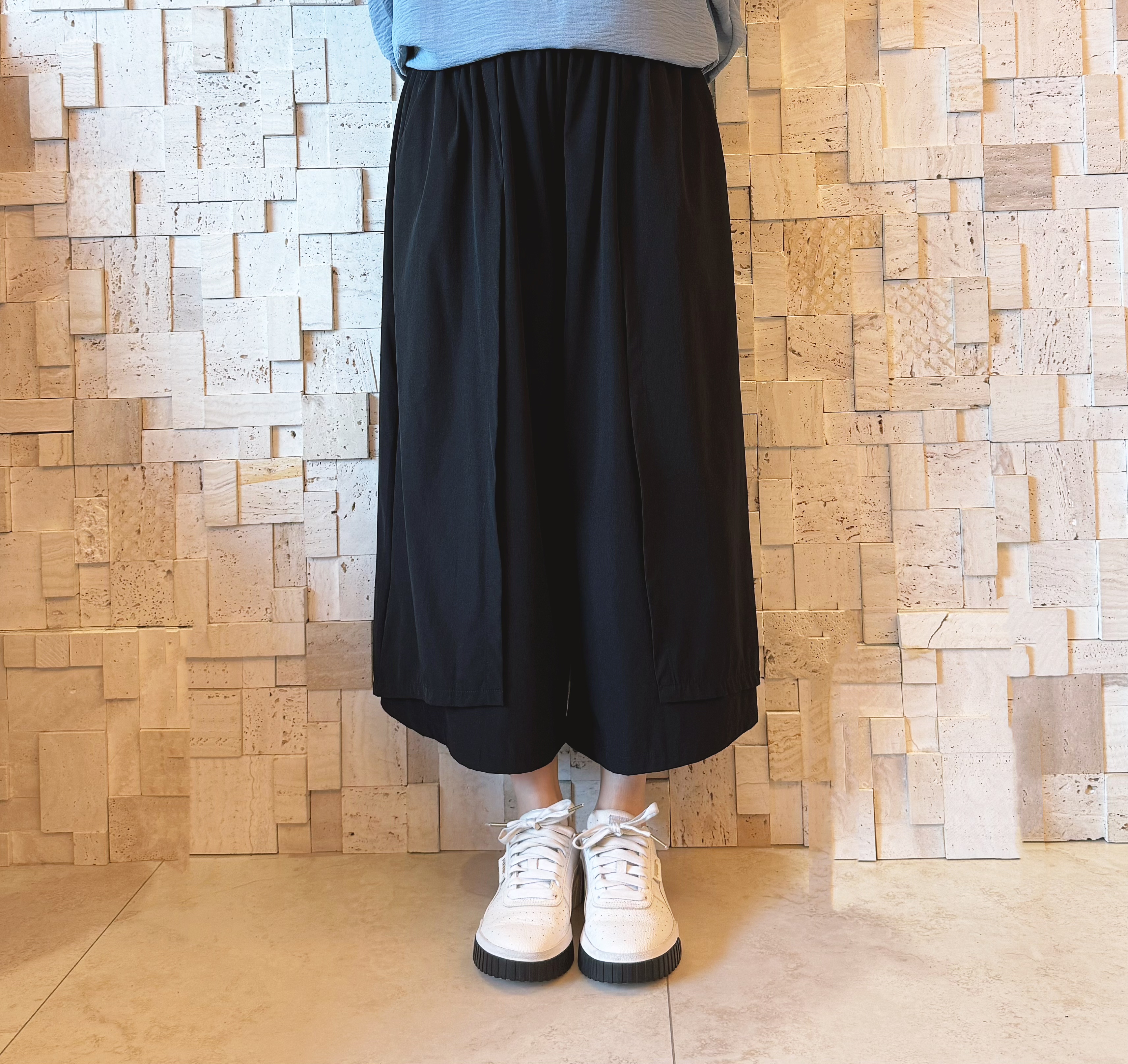 B00569 薄身梳織闊褲💯