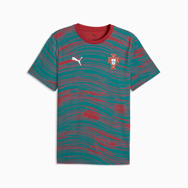 Puma Portugal 葡萄牙 ftblCulture 系列印花墨綠短袖圓領T-Shirt 784820_30
