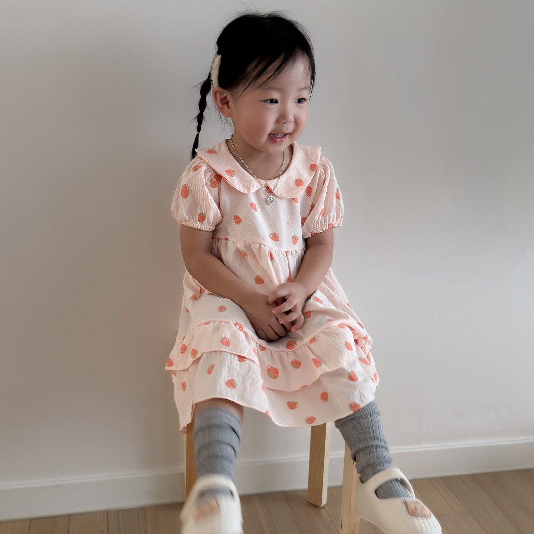 26S/S🌸DTD草莓奶油系列-飄飄連身裙