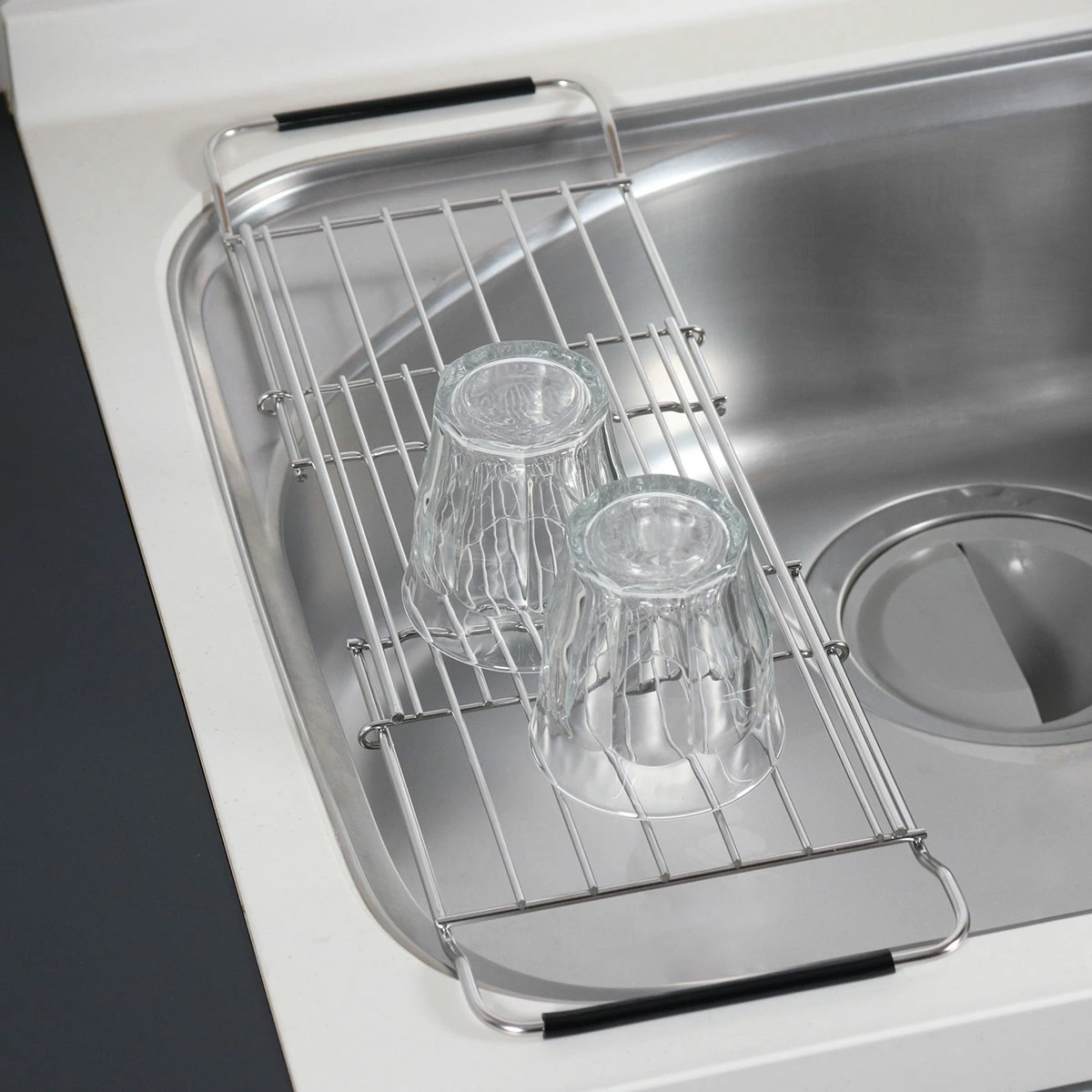 🔥🔥【日本製《大木製作所》不鏽鋼可伸縮洗碗盤瀝水架】