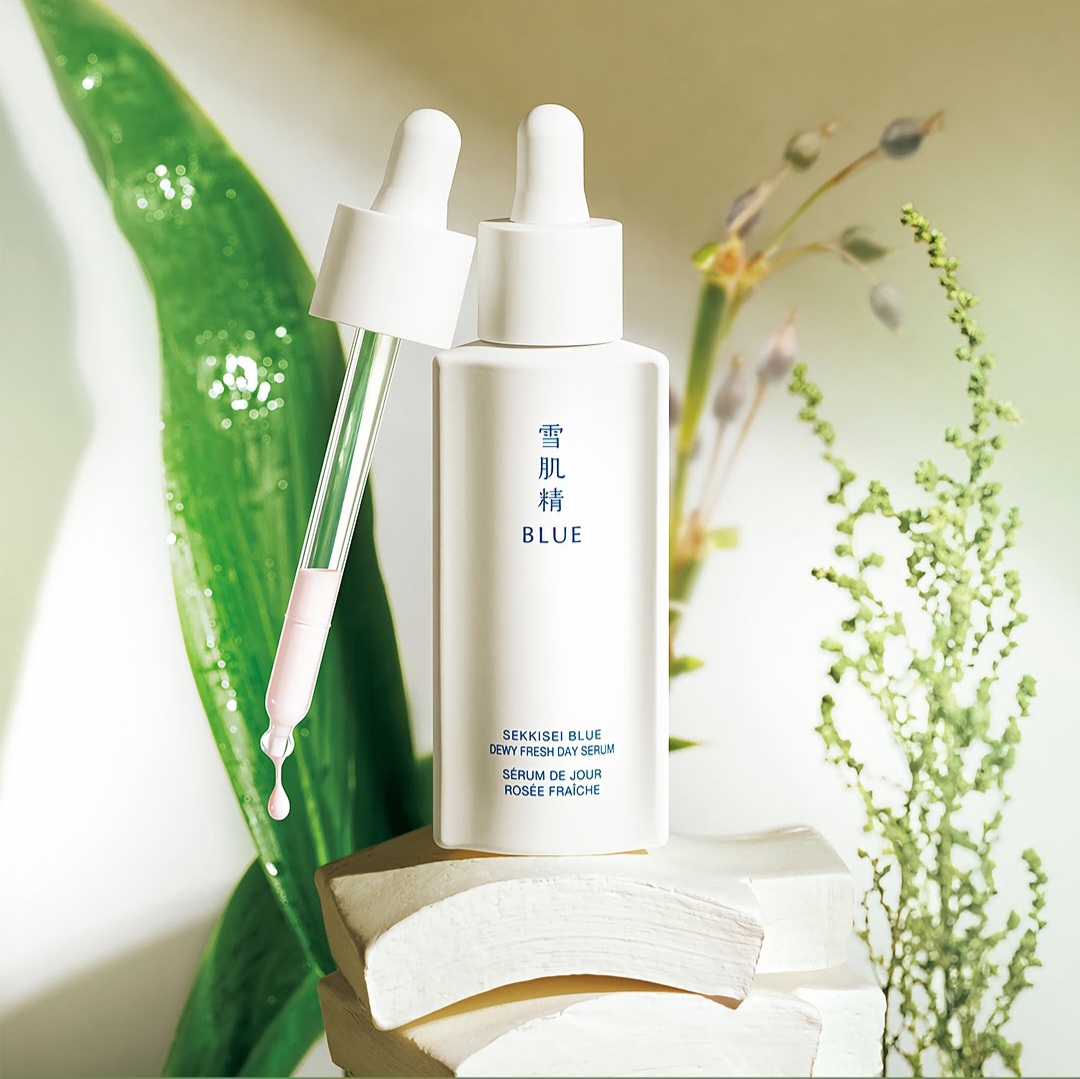 【✨️日本🇯🇵 SEKKISEI Blue Dewy Fresh Day Serum 雪肌精Blue系列水潤光澤防曬精華✨️】30ml  